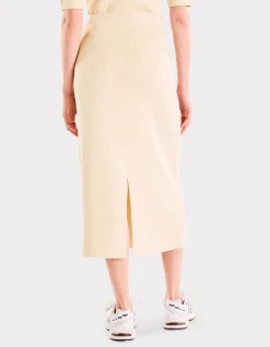 Celio Jupe en maille côtelée - beige^Femme Jupes & Shorts|Les Ensembles