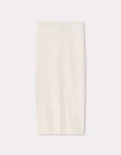 Celio Jupe en maille côtelée - écru^Femme Les Essentiels Aux Meilleurs Prix|Jupes & Shorts