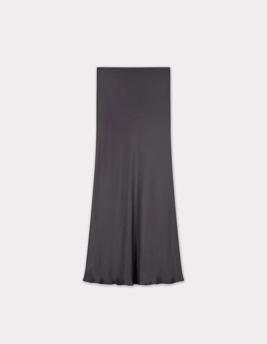 Celio Jupe en satin - gris^Femme Jupes & Shorts