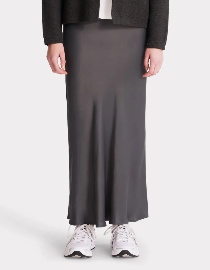 Celio Jupe en satin - gris^Femme Jupes & Shorts