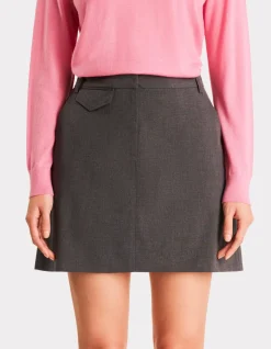 Celio Jupe habillée à poches - gris^Femme Jupes & Shorts