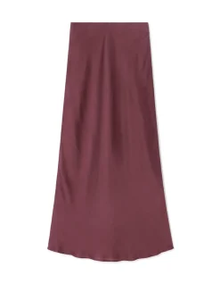 Celio Jupe mi-longue satiné - violet^Femme Jupes & Shorts|Les Ensembles