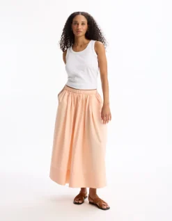 Celio Jupon en popeline - orange^Femme Jupes & Shorts