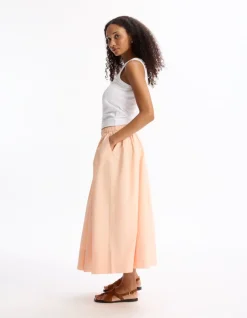 Celio Jupon en popeline - orange^Femme Jupes & Shorts