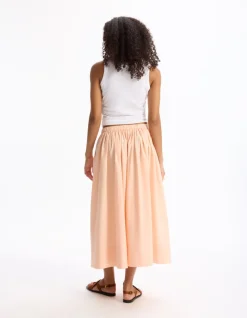 Celio Jupon en popeline - orange^Femme Jupes & Shorts
