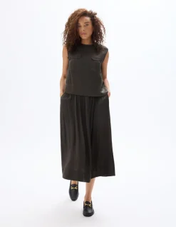 Celio Jupon satiné - gris^Femme Jupes & Shorts