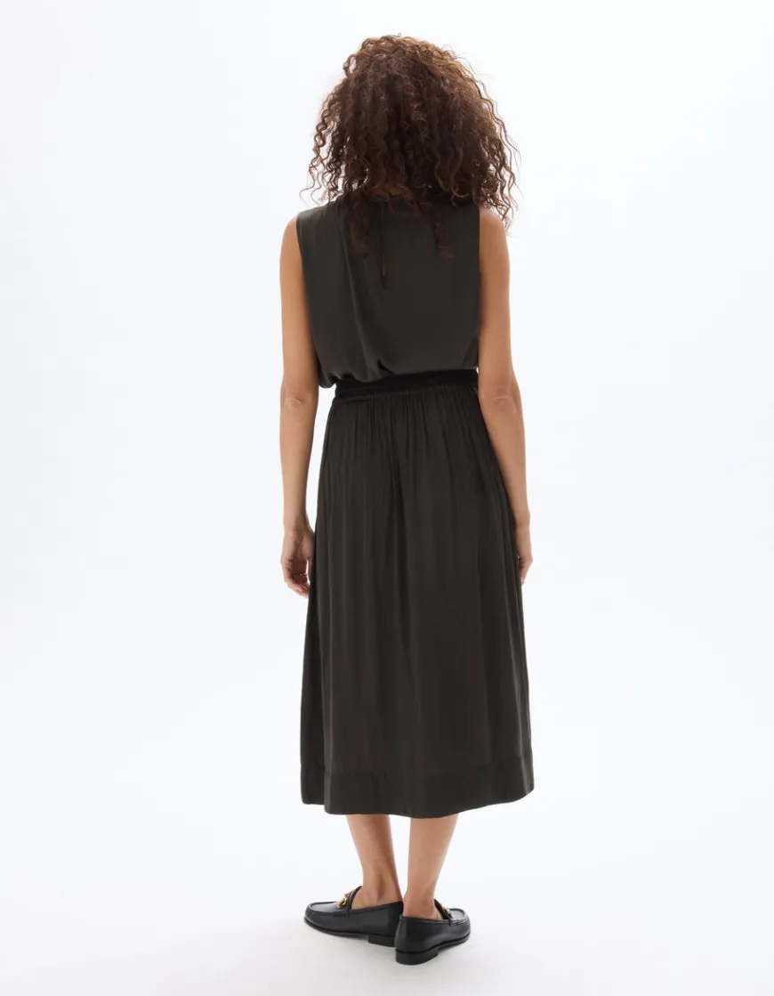 Celio Jupon satiné - gris^Femme Jupes & Shorts
