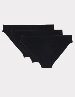 Celio Lot de 3 culottes en coton -^Femme Sous-Vêtements