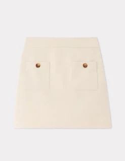 Celio Mini jupe à poches plaquées - beige^Femme Jupes & Shorts