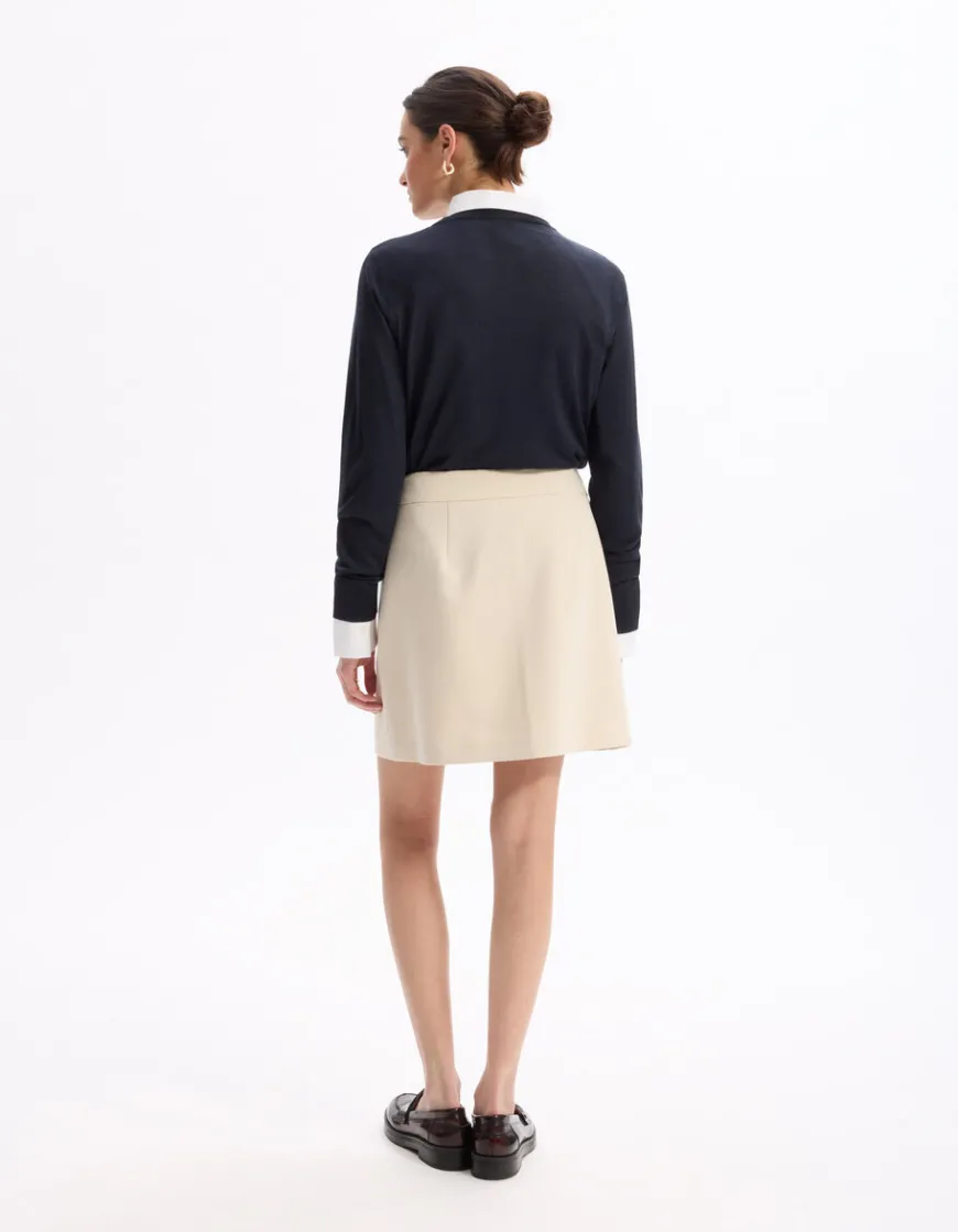 Celio Mini jupe à poches plaquées - beige^Femme Jupes & Shorts