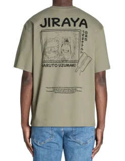 Celio Naruto Shippûden - T-shirt kaki^Homme T-Shirts|Collabs
