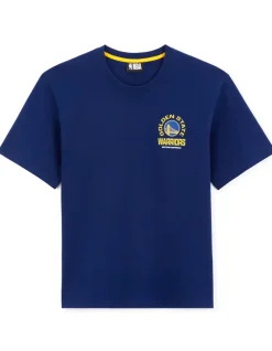 Celio NBA - T-shirt marine des WARRIORS de Golden State^Homme T-Shirts