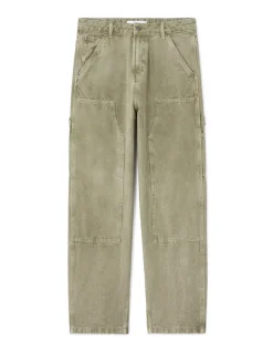 Celio Pantalon baggy 100% coton - kaki^Homme Pantalons