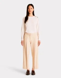 Celio Pantalon barrel - beige^Femme Pantalons