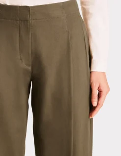 Celio Pantalon barrel - kaki^Femme Pantalons