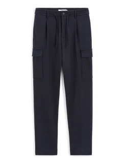Celio Pantalon cargo 24h straight coton stretch - marine^Homme Pantalons 24H|Pantalons