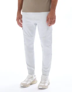 Celio Pantalon cargo slim coton stretch - écru^Homme Pantalons