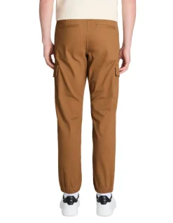 Celio Pantalon cargo slim coton stretch - beige^Homme Pantalons