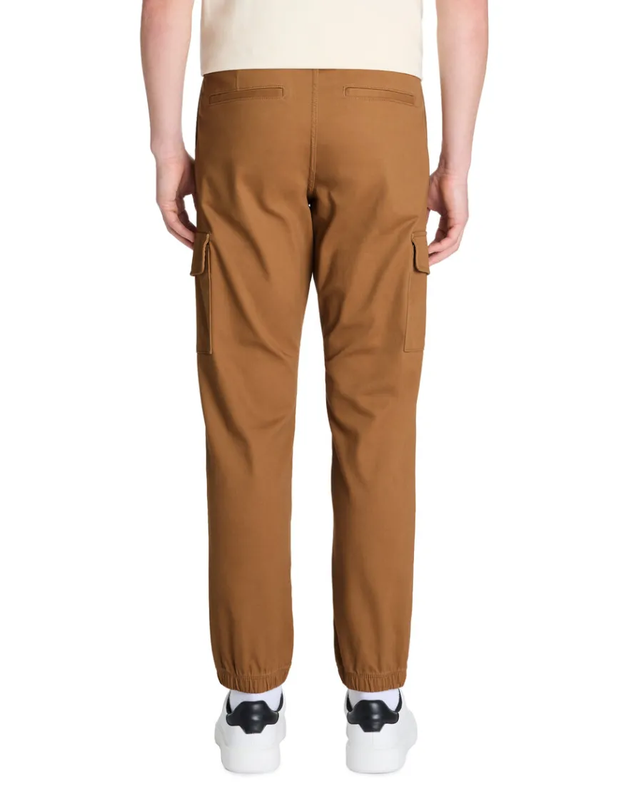 Celio Pantalon cargo slim coton stretch - beige^Homme Pantalons