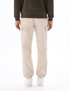 Celio Pantalon cargo straight coton stretch -^Homme Pantalons