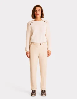 Celio Pantalon chino - beige^Femme Pantalons