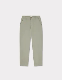 Celio Pantalon chino longueur cheville - vert^Femme Pantalons