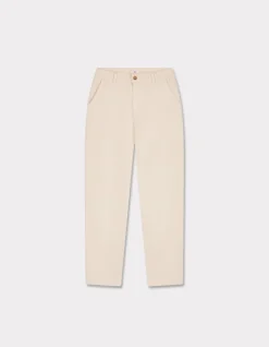 Celio Pantalon chino longueur cheville - beige^Femme Pantalons