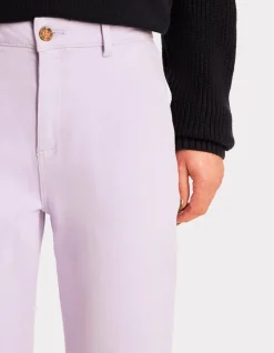 Celio Pantalon chino épais - violet^Femme Pantalons