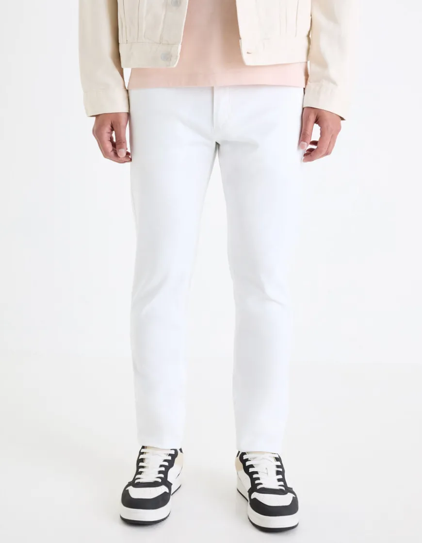 Celio Pantalon chino slim en coton stretch -^Homme Pantalons Chinos|Pantalons