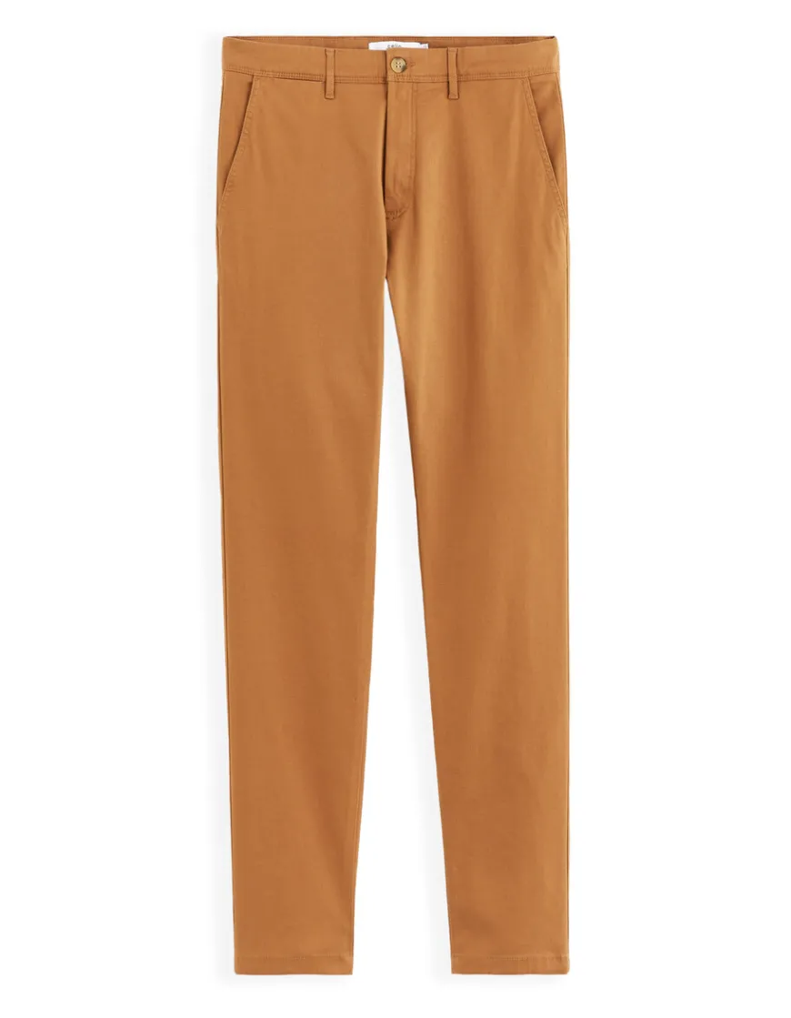 Celio Pantalon chino slim en coton stretch -^Homme Pantalons Chinos|Pantalons