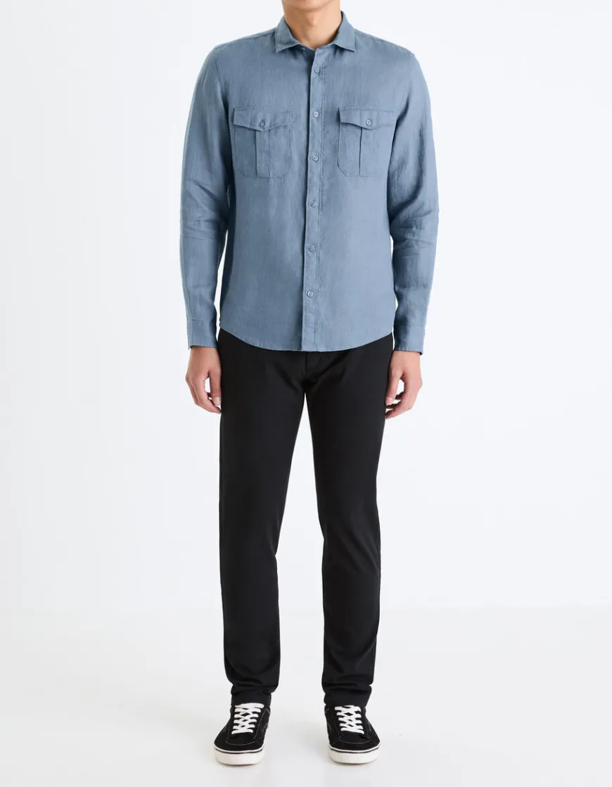 Celio Pantalon chino slim en coton stretch -^Homme Pantalons Chinos|Pantalons