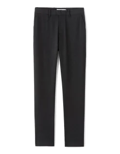 Celio Pantalon chino slim en jersey - gris foncé^Homme Pantalons