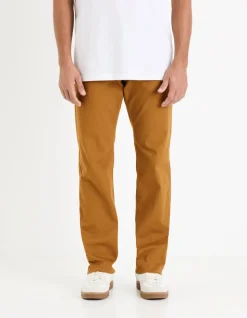 Celio Pantalon chino straight en coton stretch -^Homme Pantalons Chinos|Pantalons