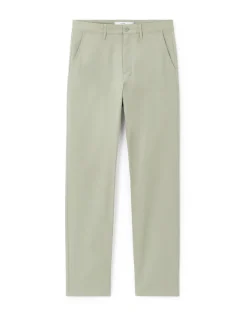 Celio Pantalon chino straight en coton stretch - vert^Homme Pantalons Chinos|Pantalons