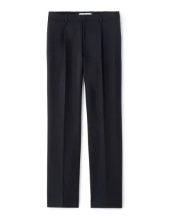 Celio Pantalon chino straight stretch sergé - marine^Homme Pantalons