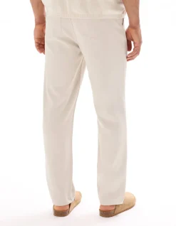 Celio Pantalon chino straight uni - écru^Homme Pantalons|Pantalons Chinos