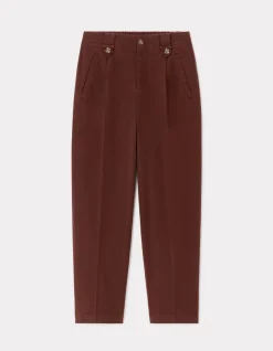 Celio Pantalon cigarette - marron^Femme Pantalons