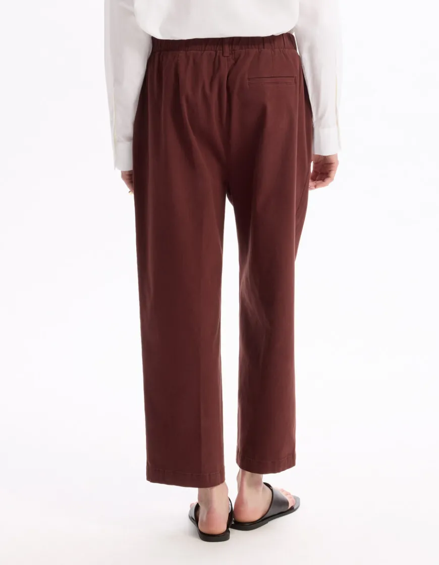Celio Pantalon cigarette - marron^Femme Pantalons