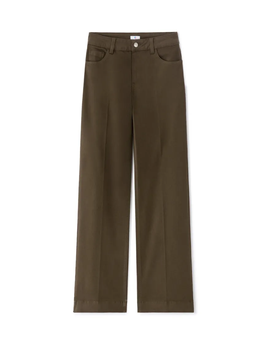 Celio Pantalon décontracté - vert^Femme Pantalons