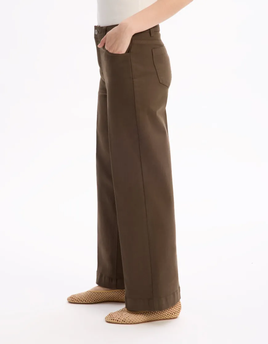 Celio Pantalon décontracté - vert^Femme Pantalons