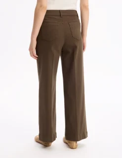 Celio Pantalon décontracté - vert^Femme Pantalons