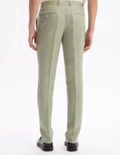 Celio Pantalon de costume slim 100% lin -^Homme Pantalons|Sélection Lin