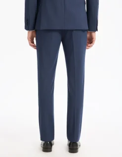 Celio Pantalon de costume slim stretch bi-ton -^Homme Pantalons|Pantalons De Costumes
