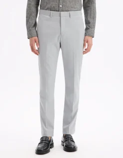 Celio Pantalon de costume slim stretch - gris clair^Homme Pantalons|Pantalons De Costumes