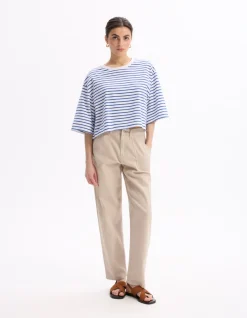 Celio Pantalon droit - gris^Femme Les Meilleures Ventes|Pantalons