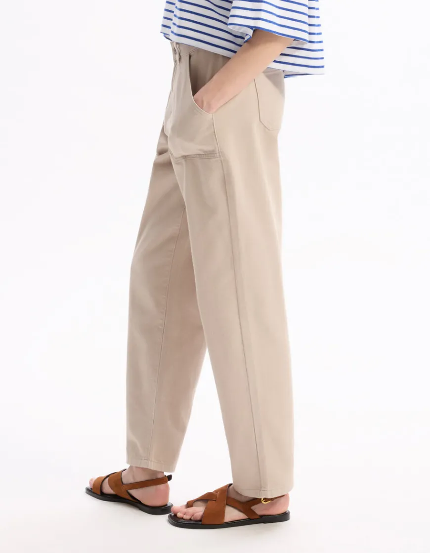 Celio Pantalon droit - gris^Femme Les Meilleures Ventes|Pantalons