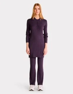Celio Pantalon en côtes plates - violet^Femme Pantalons|Les Ensembles
