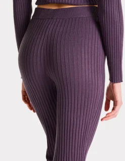 Celio Pantalon en côtes plates - violet^Femme Pantalons|Les Ensembles
