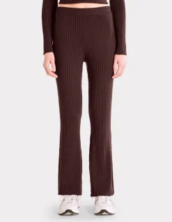 Celio Pantalon en côtes plates - bordeaux^Femme Pantalons|Les Ensembles