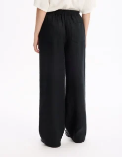 Celio Pantalon en lin -^Femme Pantalons|Collection Lin
